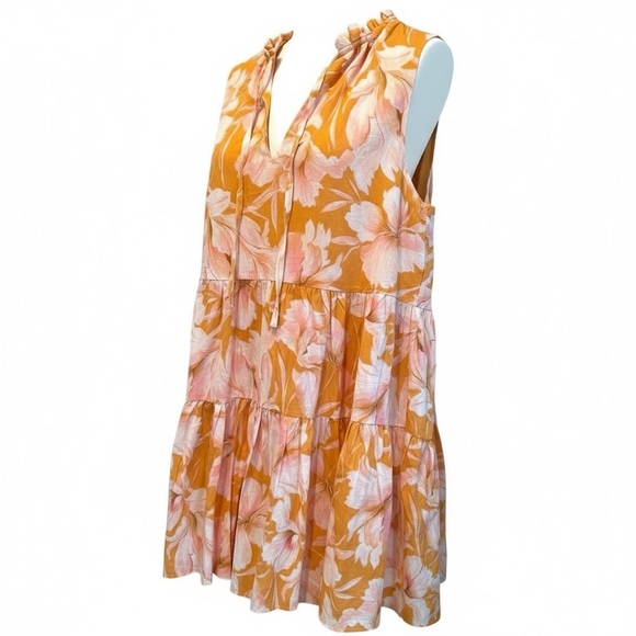 🌸 Steve Madden Floral Tiered Cotton Dress | Size M | New - Picture 3 of 6